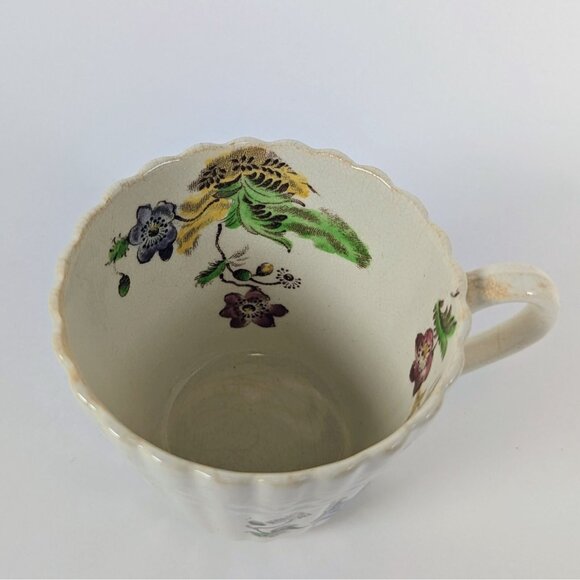 Copeland Spode Demitasse Espresso Cups & Saucer Wicker Lane Basket Weave England - Picture 6 of 11